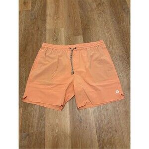 NWT Free Fly Men’s Andros Trunk XXL Orange Dusk Swim Trunks Drawstring